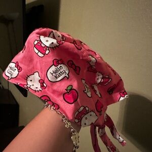 Hello Kitty Pink scrub hat